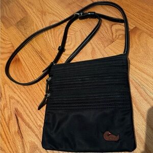 Dooney & Bourke triple zip nylon crossbody bag